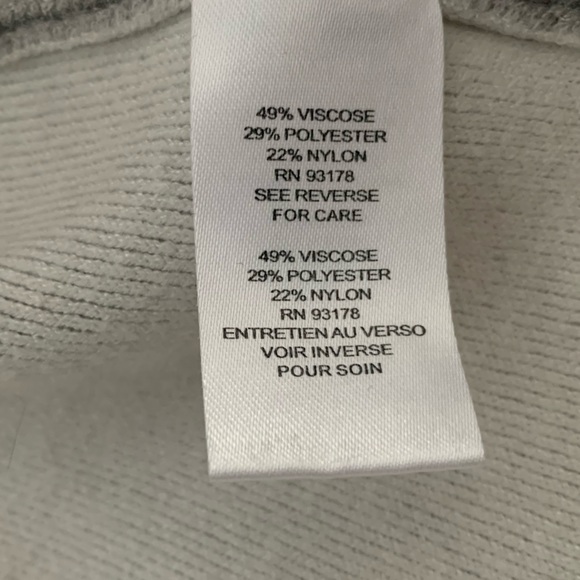 TAHARI Heather Gray Short Cuffed Sleeve Open Cardigan - Picture 7 of 8